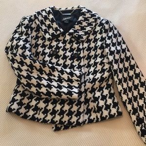 Houndstooth blazer